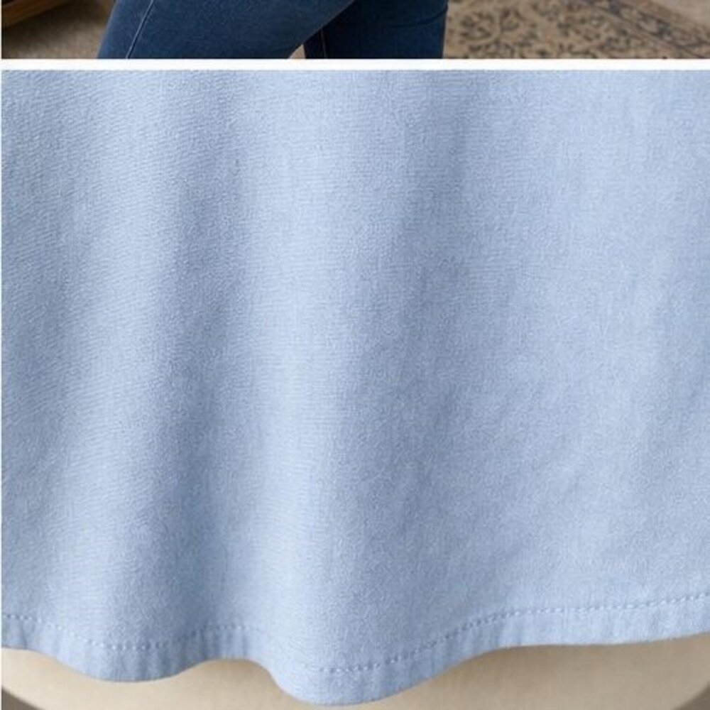 Blue Ruffle Blouse - Picture 6 of 6